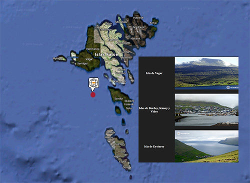Lugares de interés en las islas Feroe