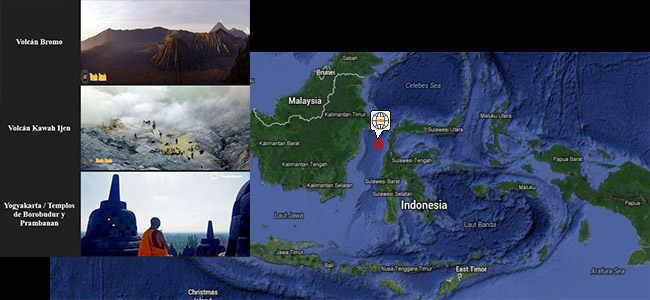 Lugares de interés en Indonesia