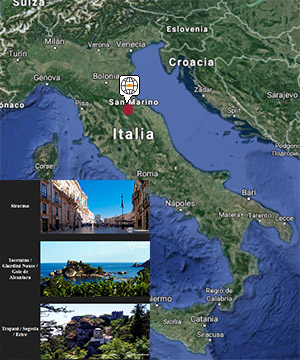 Lugares de interés en Italia
