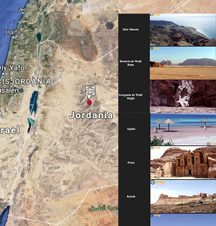 Lugares de interés en Jordania