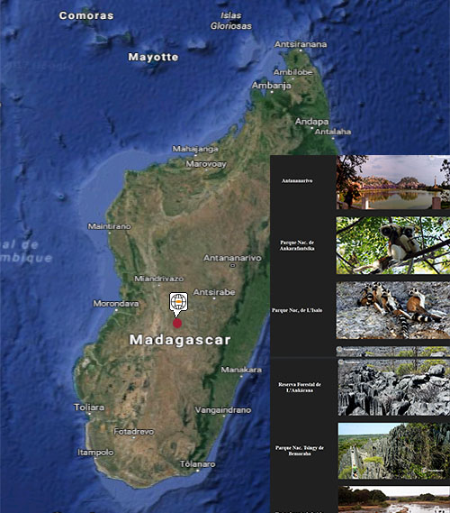 Lugares de interés en Madagascar
