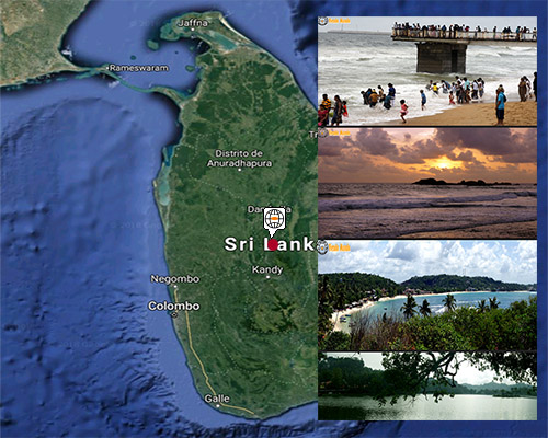 Pulsar para acceder a destinos de Sri Lanka visitados